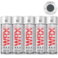 5X WRX Gloss Anthracite Grey 7016 Multi Purpose Aerosol Spray Paint 400ml