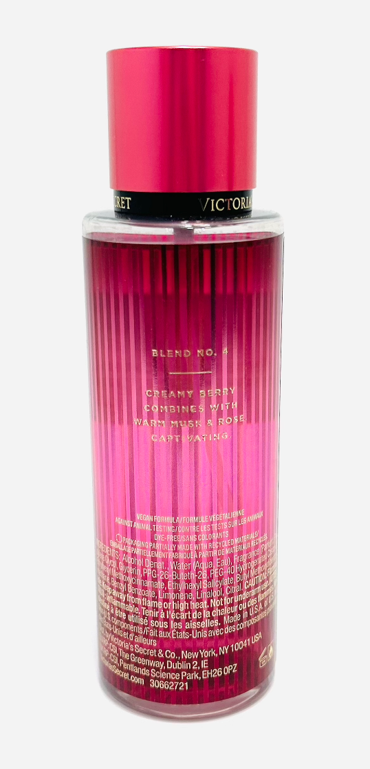 VICTORIA'S SECRET SENSUOUS CASHMERE ROSE BLEND NO 4 FRAGRANCE MIST