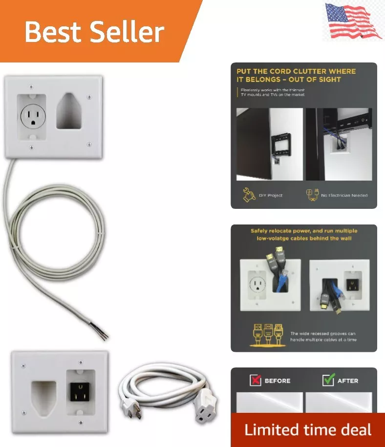 In wall sale cable management