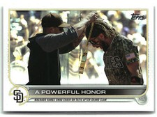 A Powerful Honor 2022 Topps #648 Rainbow Foil San Diego Padres