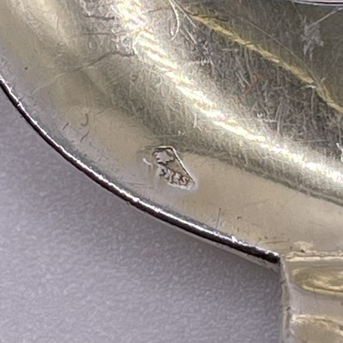 Belle Epoque French 950 Silver Tetard Freres Flat Serving Spoon - Picture 7 of 10
