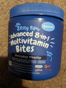zesty paws senior advanced multivitamin for dogs