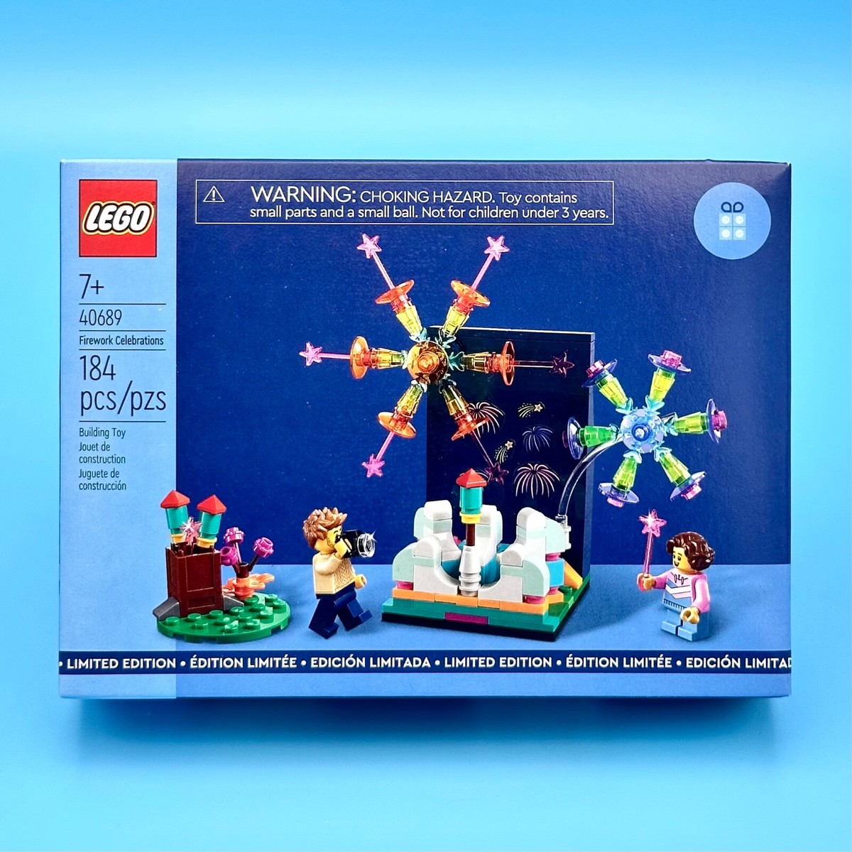 LEGO Firework Celebrations GWP (40689) 2 Minifigures 4th of July