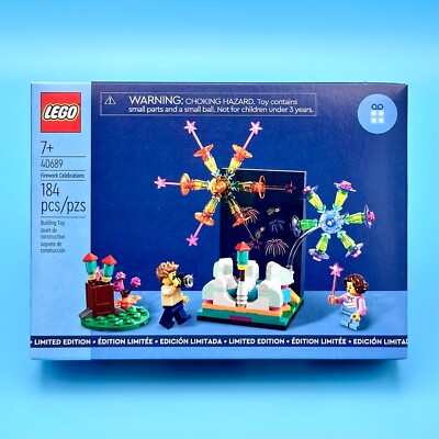 LEGO Firework Celebrations GWP (40689) 2 Minifigures 4th of July