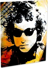 Bob Dylan Wall Art Print Signed Aluminum - Pop Wall Art Home Decor SOF