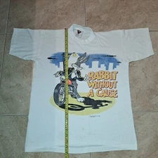 Vintage 1989 Bugs Bunny Rabbit Without a Cause Warner Bros Tee Shirt 