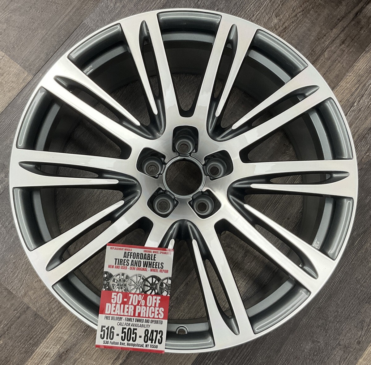 Audi A7 2012 2013 2014 2015 58884 OEM wheel rim 20 x 9 CNC Dark