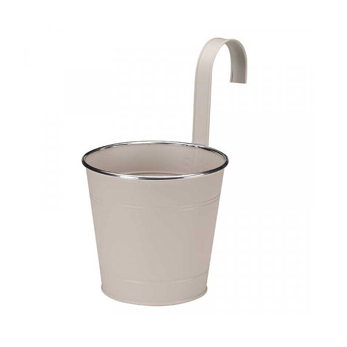 Smart Garden Fence & Balcony Hanging Pot, 6in – Ivory Cream