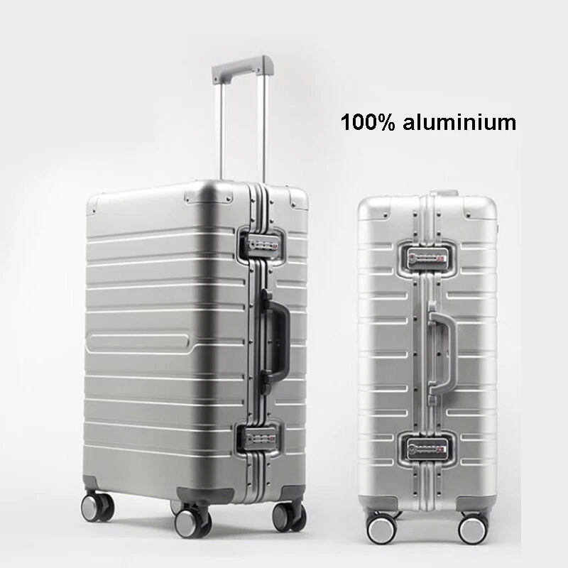 Sleek Aluminum Alloy Hard Shell Luggage Trolley Case 20/24/26/29 inche –  Orion Travelers