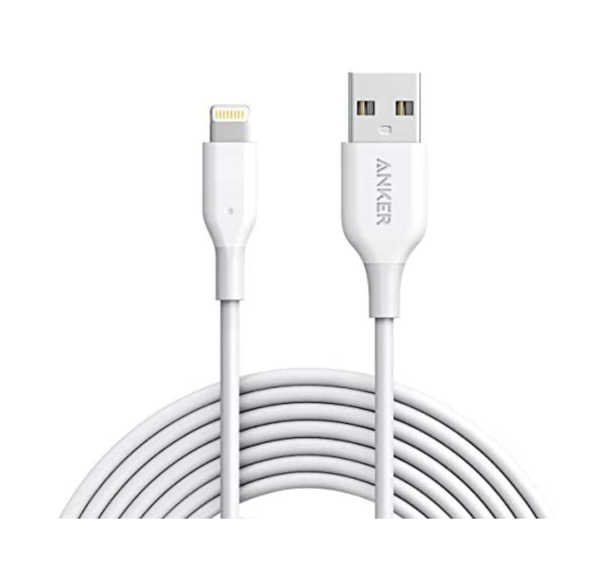Anker 10ft PowerLine Lightning Cable MFI Certified for iPhone 11 X 8 7 6 Plus Fast Charging Durable-image