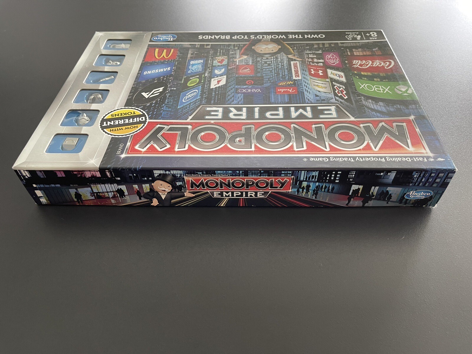 MONOPOLY EMPIRE Top Brands Board Game Hasbro 2014 Silver Edition | eBay