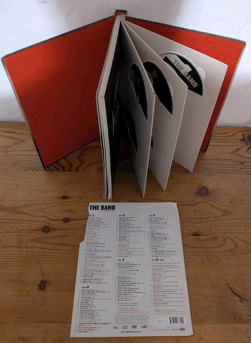 こ*ぇ様 The Band A Musical History 5CD+DVD The Band – The Band: A Musical History (RARE, 5 CD / PAL DVD Box