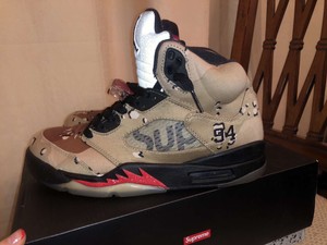 air jordan 5 retro supreme camo