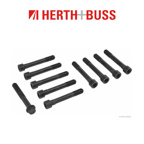 10X Herth+Buss Jakoparts Zylinderkopfschrauben FüR Hyundai Lantra KIA Mitsubishi-image