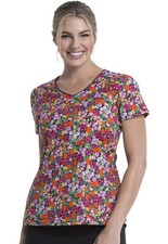Stay On Tropic Dickies Scrubs EDS V Neck Top DK700 STYT