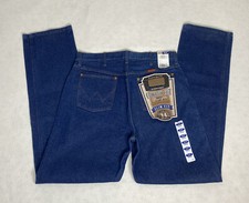 Vintage NWT Women  s WRANGLER 14MWZG Hi Waist Slim Cowboy Cut Jeans 15x34 32x34