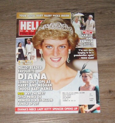 Hello Canada magazne Princess Diana ELSA PATAKY Meghan Markle ARIANA Rockefeller