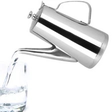 Stainless Steel 2L/0.5 Gal Cold beverage pitcher Ice Tea jug water pot,US seller