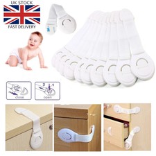 10x pack Baby Safety Door Lock cupboard kitchen Cabinet Drawer Pet Child locks