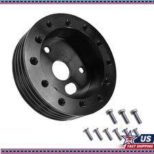 1 Steering Wheel Hub Adapter Spacer Grant 6-hole To 3-hole Boss Kit Black