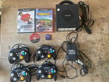 Gamecube Console, All Wires,  4x Controllers, 3 Games inc. Mario Kart PAL Bundle