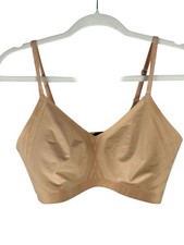 Honeylove Silhouette Wireless Bra Beige Women s M Lightweight Comfort Stretch