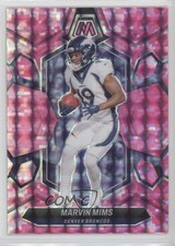 2024 Panini Mosaic Pink Camo Mosaic Prizm Marvin Mims #67 1ir6