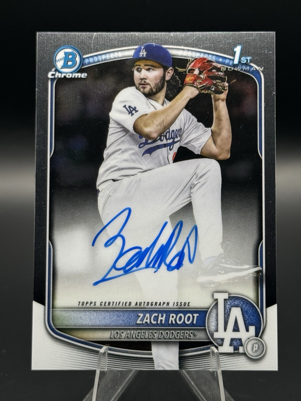Zach Root 2025 Bowman Draft #CPA-ZR Chrome Prospect Auto (1st 