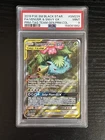 2019 Pokemon SM Black Star Promo Venusaur & Snivy GX PRM-TAG Team Fa PSA 9 SM229
