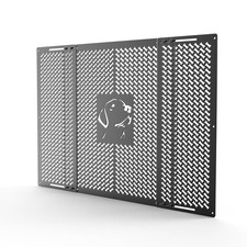 RV Screen Door Grille,Dog Friends Design, Aluminium Alloy Material Protects S...