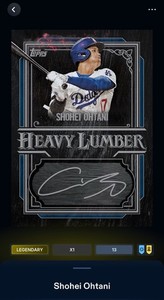 Heavy Lumber Shohei Ohtani | eBay