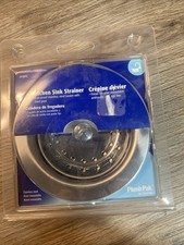 PLUMB PAK PP8PC Stainless Steel Kitchen Sink Basket Strainer w/ Fixed Stick Post