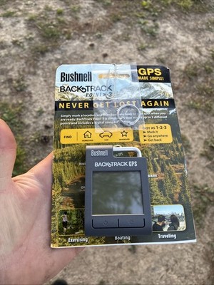 Bushnell Backtrack 360100 Portable 2.25''x3'' Point-3 Handheld GPS Compass TESTED