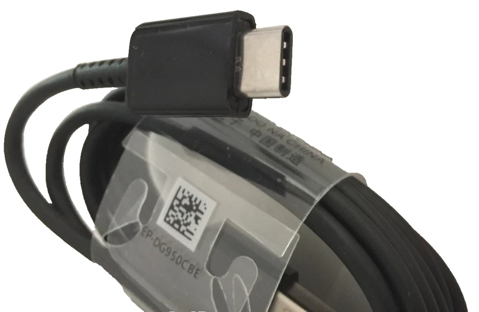 *大量3件装*三星1米USB转USB-C充电同步电缆(黑色)EP-DG950CBE — 第 3/3 张图片