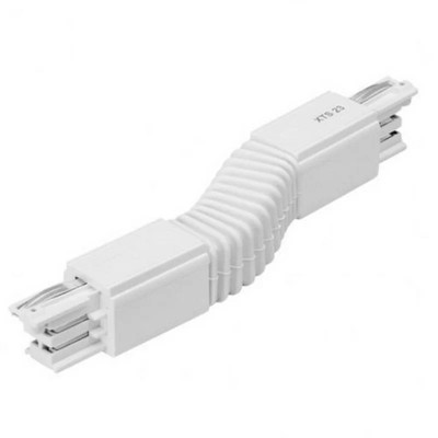 Nordic Aluminium XTS24-3 - Flexible WHITE Connector For 3 Lighting Rails