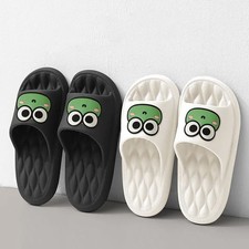 Summer Beach Slides Bathroom Anti Slip Slipper Home Soft Flip Flops Cartoon Frog