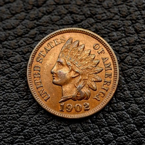 (ITM-7163) 1902 Indian Cent ~ AU+ Condition ~ COMBINED SHIPPING!