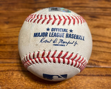 Brewers vs Giants Game Used Baseball 7/16/2022 Alex Cobb to Hunter Renfroe MLB