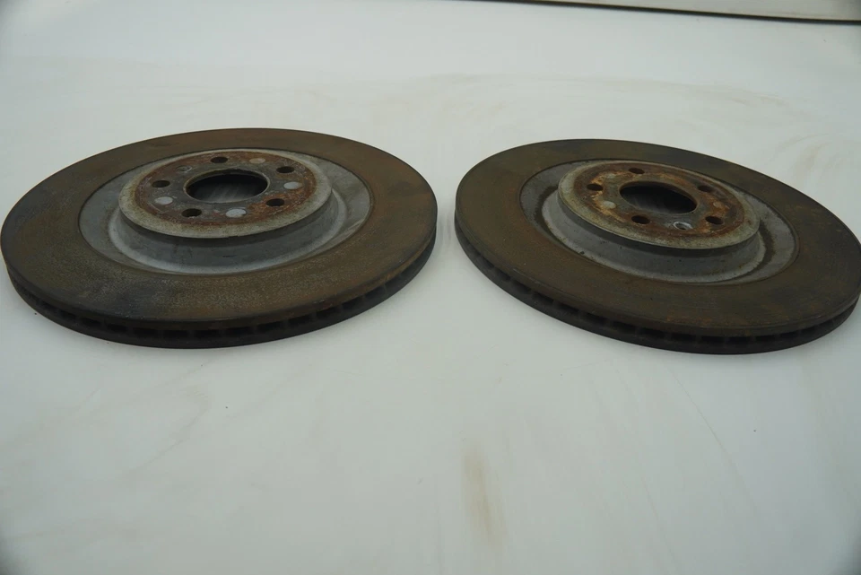 Juego 2 rotores freno disco trasero izquierdo derecho audi s6 s7 s8 2013-18 a8 Foto 2 de 4