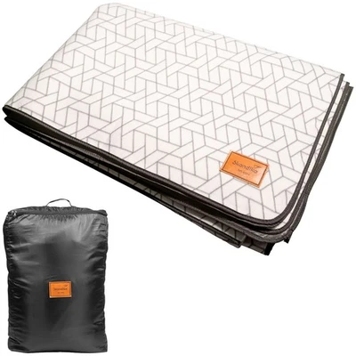 Skandika Zeltteppich Lindal 300×300 cm Outdoor Teppich mit Softtouch-Fleece Neu