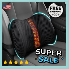 Lumbar Support Pillow for Car, Memory Foam Car Seat Back Support Pillow for Driv