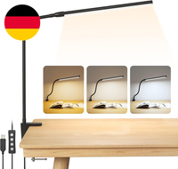 Lepro LED Schreibtischlampe Klemmbar, Augenschutz Klemmleuchte Schwenkarm | 3 Fa