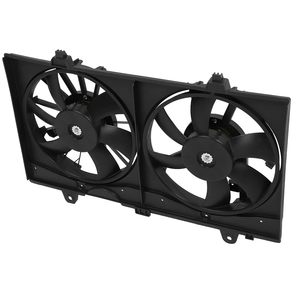 Conjunto de ventilador de refrigeración condensador radiador para Nissan Sentra 2007 2008-2012 12V Foto 3 de 4