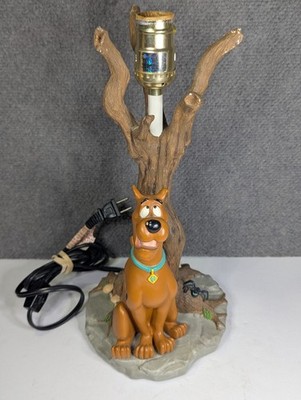 Vintage 1997 Scooby Doo Haunted Tree Lamp - No Shade