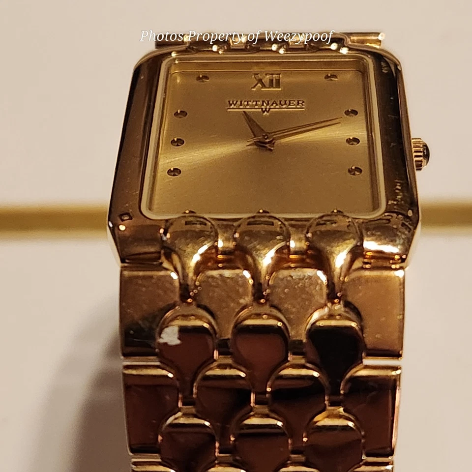 Swiss Wittnauer HT8057 Men's Casual Watch  G/P Gold Dial  - Image 3 of 4