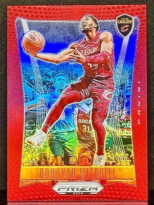 Donovan Mitchell - 2023 Prizm Deca #256 RED /199 - Cleveland Cavaliers
