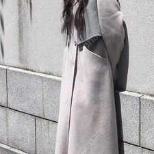 Blue Min Tokyo Hood Coat Ivory Size S Pre-Owned