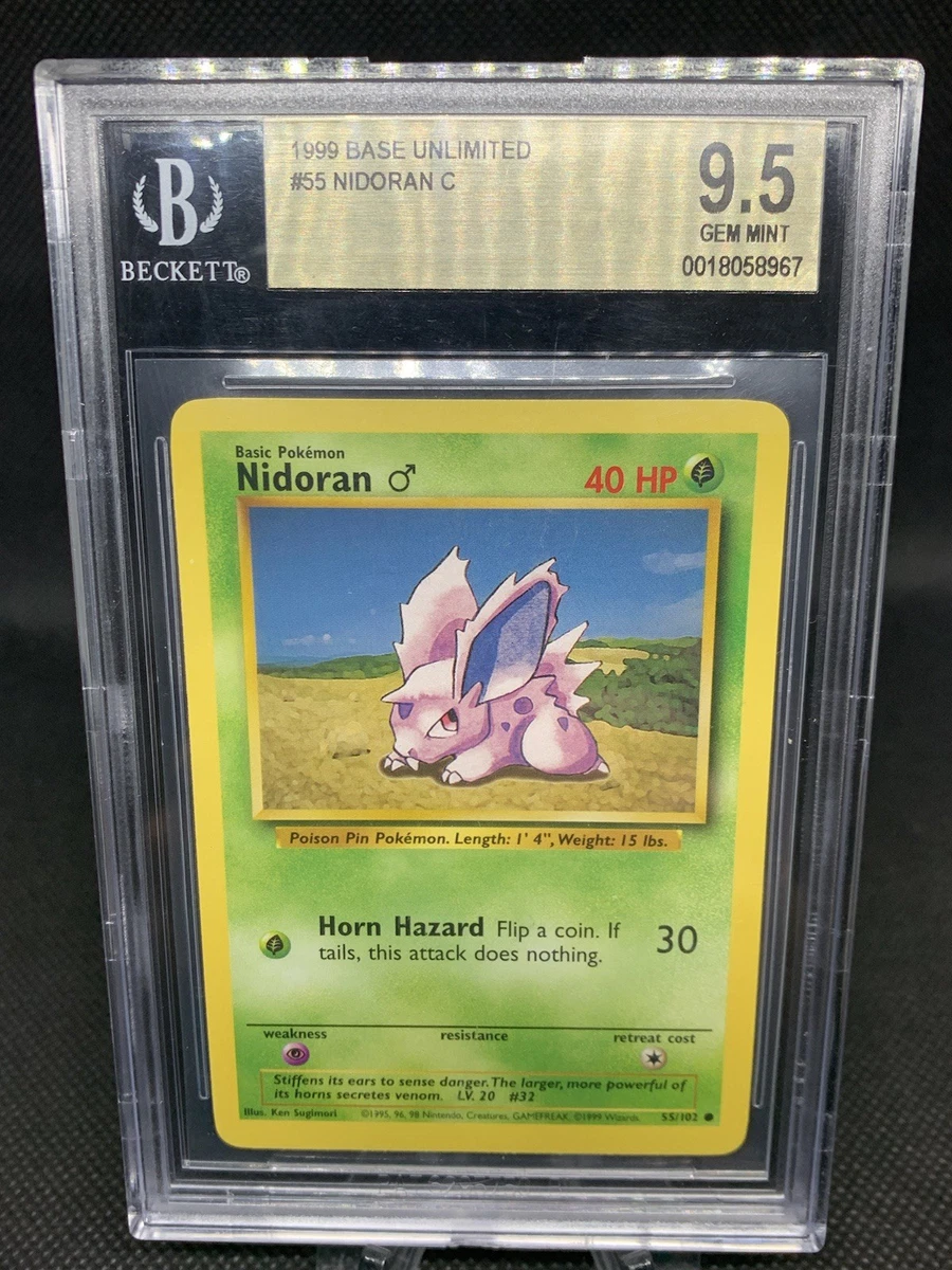 Pokémon TCG Beckett Grading Services (BGS) 9.5 Graded Base Set