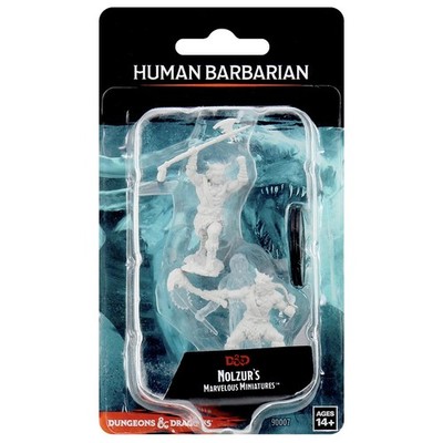 D&D Nolzur's Marvelous Miniatures - Male Human Barbarian Medium, Red