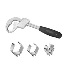 Basin Wrench Tool Set Adjustable Jaw 27-80mm For Bathroom Sink Plumbing Repair